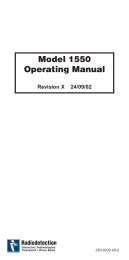 Model 1550 Operating Manual