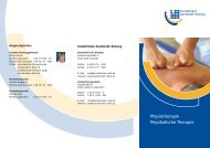 Physiotherapie Physikalische Therapie - Kreiskliniken Darmstadt ...