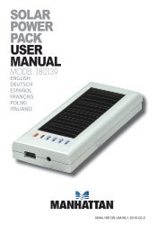 SOLAR POWER PACK USER MANUAL