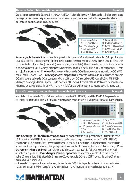 SOLAR POWER PACK USER MANUAL