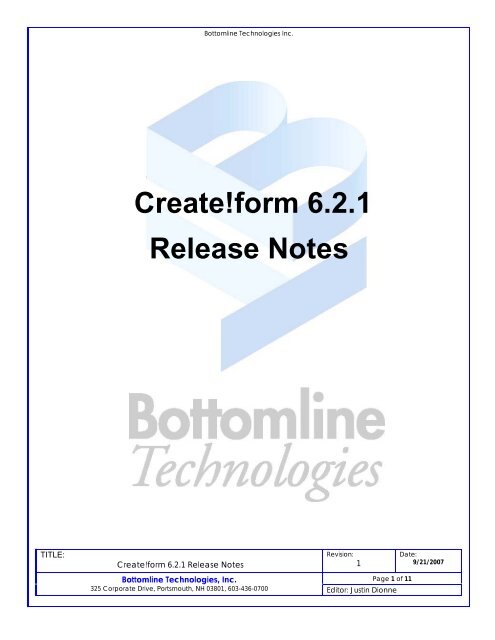 PayBase 8.1 QA Release Notes - Bottomline Technologies