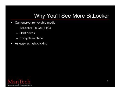 BitLocker To Go - Jesse Kornblum