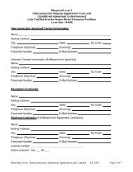 MD Level 1 Interconnection Application Form and ... - FirstEnergy