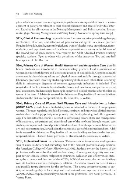 bulletin 2002/nursing/pages.7 - Yale University