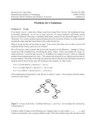 Problem Set 4 Solutions