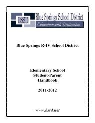 Student Handbook - Bssd.net