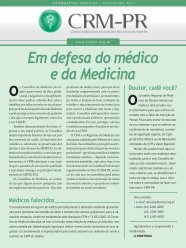 Em defesa do médico e da Medicina - Conselho Regional de ...