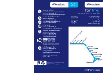 Northern Timetable 24 for web.indd - Northern Rail