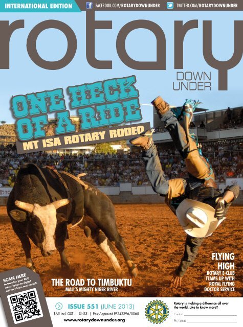 Mt Isa Rotary Rodeo Rotary Down Under - 