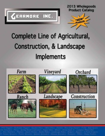 2013 PRODUCT CATALOG This - Gearmore, Inc.