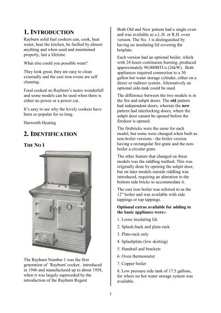 potted history of rayburn solid fuel cookers post - Harworth Heating Ltd