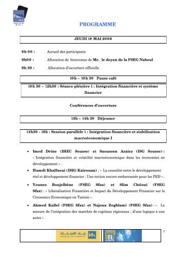 PROGRAMME provisoire colloqueFSEGN