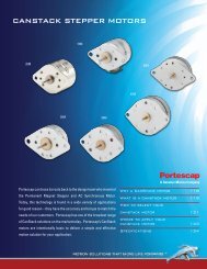 CANSTACK STepper moTorS