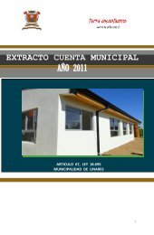 Extracto Cuenta PÃºblica 2011 - Municipalidad de Linares