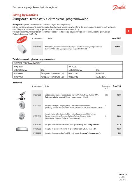 Living by Danfoss - Hydraulika