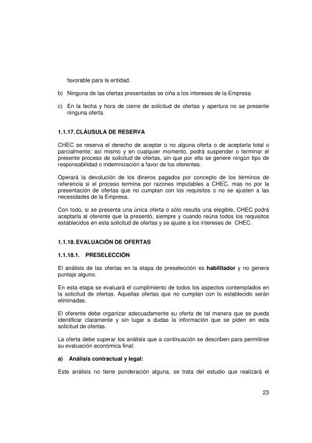 SUBGERENCIA DE TRANSMISIÃN Y DISTRIBUCIÃN ÃREA ... - Chec