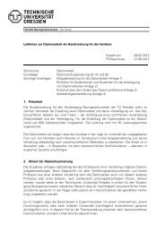 Leitlinien zur Diplomarbeit - Technische Universität Dresden