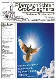 Pfarrblatt 2010 2 - Pfarre Groß Siegharts