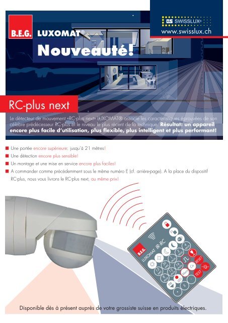 Flyer RC-plus next - Swisslux AG