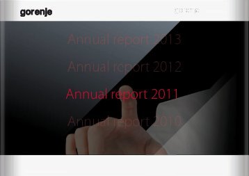 2.8 MEUR - Gorenje - Gorenje Group