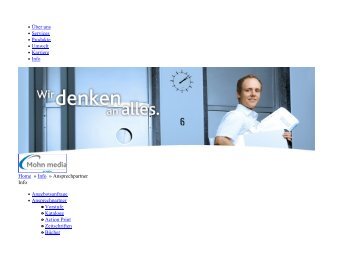 Kontakt Mohn media Kalender & Promotion Service