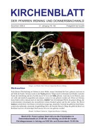 Kirchenblatt 2006-4 - Pfarrverband Irdning