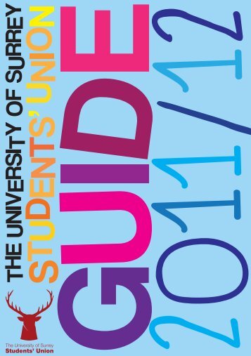 Membership Guide 2011-12 Final.pdf - University of Surrey's ...