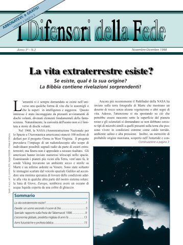 La vita extraterrestre esiste? - United Church of God