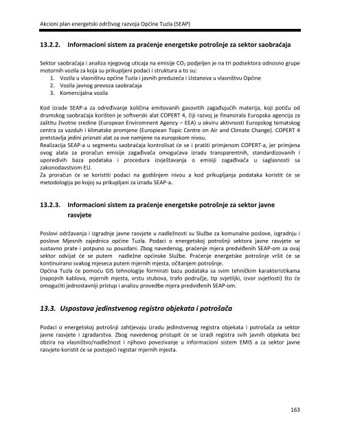akcioni plan energetski održivog razvoja općine tuzla - Sustainable ...