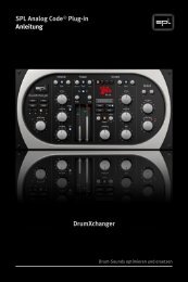 DrumXchanger Analog CodeÂ® Plug-in - Anleitung - Plugin Alliance