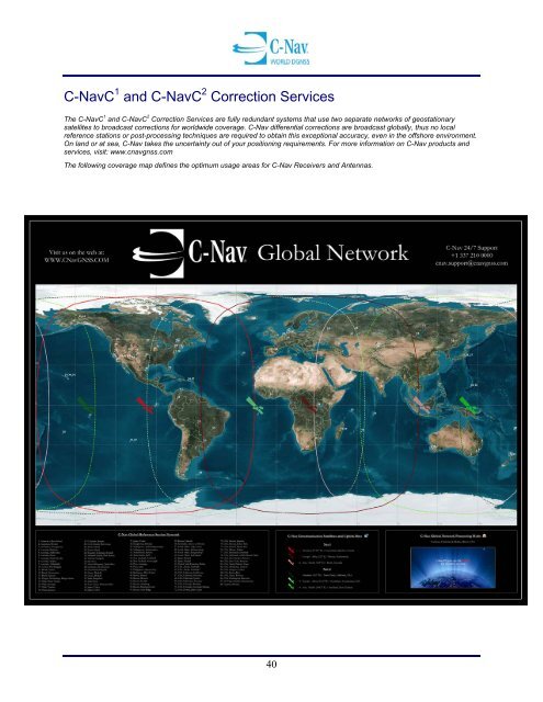 C-Nav Installation Manual - C-Nav World DGNSS