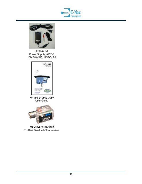 C-Nav Installation Manual - C-Nav World DGNSS