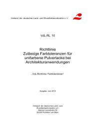 zum pdf-Download deutsch - VdL Verband der Lackindustrie e.V.