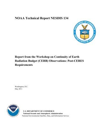 Workshop Report - National Climatic Data Center - NOAA