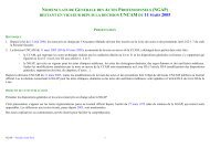 NOMENCLATURE GENERALE DES ACTES ... - APIMA