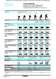 Limit switches - Elmatik AS