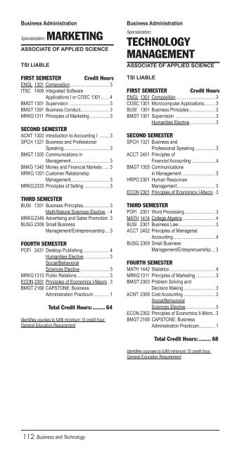 Catalog 2010-2011 - South Texas College