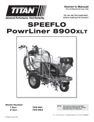 PowrLiner 8900xLt - Paint Sprayers, HVLP Sprayers, Powered Rollers