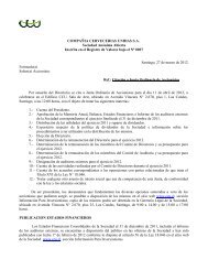 Carta CitaciÃ³n Junta Ordinaria de Accionistas - CCU Investor