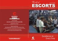 Vol. 9, August 2009 - Escorts Group