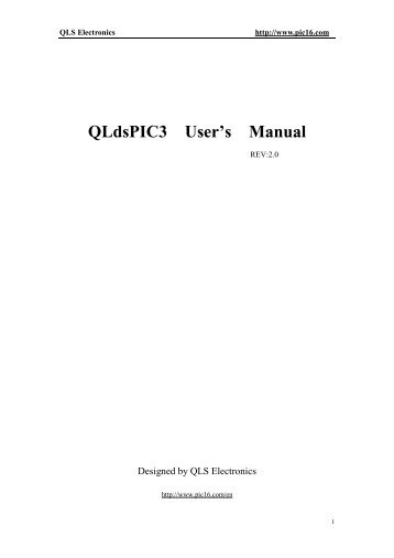 QLdsPIC3 User's Manual