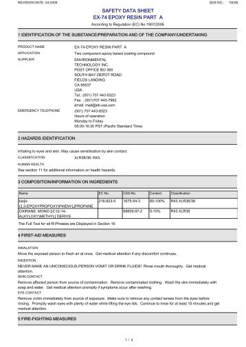 EX-74 Industrial - Resin.pdf - Environmental Technology Inc