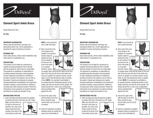 Element Sport Ankle Brace Element Sport Ankle Brace - Mediroyal