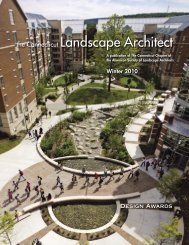 the Connecticut Landscape Architect - CTASLA