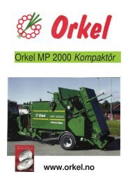 Orkel MP 2000 KompaktÃ¶r - Aksem Makina