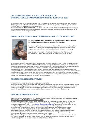 pdf informatie banaba ISNZ opleiding en stages 2012-2013