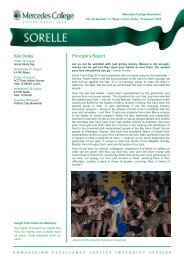 Sorelle Week 4 Term Three - Mercedes College