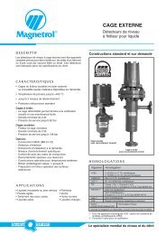 Chambre externe Ã  flotteurs - Sales Literature - Magnetrol International