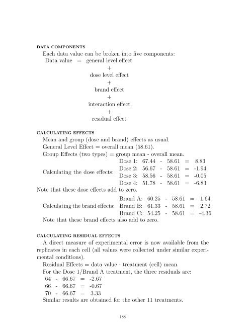 Course Notes - Department of Mathematics and Statistics