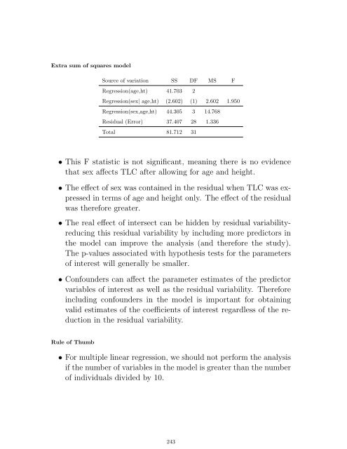 Course Notes - Department of Mathematics and Statistics